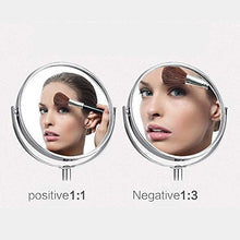 Specchio per il Trucco di ingrandimento 3X Desktop rotabile vanità Desktop Desktop a Forma Rotonda Double Sided