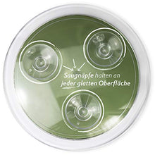Fantasia - Specchio ad ingrandimento 5x, con 3 ventose, in plastica, ø 23 cm