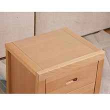 XiuHUa Comodino - Beech Moderno Nordic Camera da Letto Semplice Doppio cassetto Comodino Multi-Funzione di stoccaggio mobili ecologici, Dimensioni: 49X40x49cm Mobili da Camera da Letto
