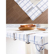 sinogoods Fermatovaglia da tavola, 12 Pezzi Tovaglia Clip in Acciaio Inossidabile, per casa, Pranzo, Picnic, Feste e Matrimoni (7.5 * 4.5cm)