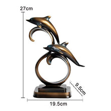 DKee Home Decorations. Due Decorazioni del Delfino Circle Home Living Room Decorazioni del Mobile del Vino Moderna Semplice Creativo Resin Crafts