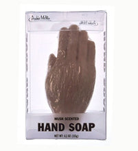 Sapone per le mani nella forma di una mano
