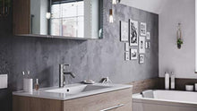 Set di mobili da bagno Firenze 90 2 parti rovere chiaro e armadio specchio