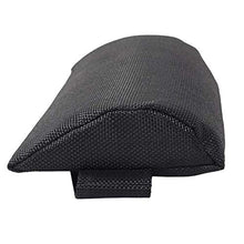 Cuscino per sedia a sdraio, cuscino per sedia da giardino, cuscino per il collo, cuscino con elastico per collo, schiena, ginocchia, gambe, piedi, pratico in qualsiasi posizione, 35 x 15 x 6 cm Nero