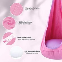 HappyPie - Dondolo per bambini, pieghevole, da appendere, per interni ed esterni, colore: Rosa