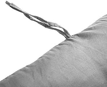 Cuscino Imbottito per Poltrona Sdraio Relax 170x48cm Antiscivolo Cuscino Imbottito per Sedia a Sdraio Dondolo Cuscino in Cotone per Interno ed Esterno da Giardino (Grigio, 170x48cm)