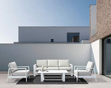 Bizzotto Set4 Salotto con Cuscini Baltic Bianco Yk11 cod.0663130