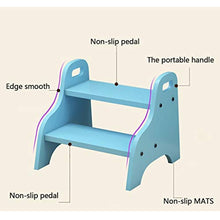 LZL Sgabello WC Multi-Function Squatty Vatty Bambini da poggiapiedi per Bambini Sgabello Antiscivolo Posizione igienica adeguata per la Salute Vasino Tozzo (Color : Red, Dimensione : Small)