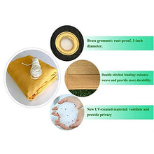 Balcone Protezione Ponte E Recinzione Schermata Privacy Parabrezza Protezione UV Cinghie Incluse Ombrellone Esterno for Appartamenti, Prati, Piscine (Color : Yellow, Size : 1.8x8m)