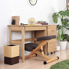 RRTYA Sedia ergonomica in ginocchio regolabile in altezza con schienale (Cotone e Linen1)