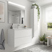 Salgar Optimus Set Mobile da Bagno, Truciolato, Bianco, Extra Grande