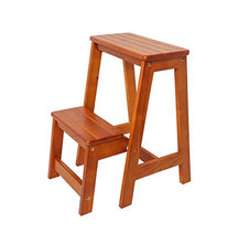Sgabelli da bar Sedia da pranzo Poltrone Gradini pieghevoli Sgabello con scala in legno massello Sgabelli multifunzionali per gradini Divano e corridoio Cambiare scarpe Sgabello pieghevole con 2