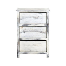 Rebecca Mobili Mobile da Camera, Paulownia, Bianco Shabby, 45x30x64 cm
