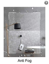 ApeJoy® 50 x 70 cm Specchio da bagno a LED, Antiappannamento, luce bianca fredda, illuminazione a LED Specchio a parete, risparmio energetico, angoli arrotondati, AJ02s