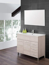 FERIDRAS Mondo Composizione Bagno, Legno_Composito, Multicolore, 46.5x101x84 cm