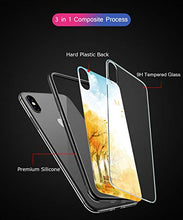 Suhctup Compatibile con Xiaomi Mi Note 3 Custodia Protettiva in Vetro Temperato 9H + Cornice Paraurti in TPU Silicone Morbido Assorbimento Degli Urti a 360 Gradi Protezione -albero