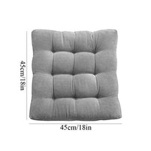 XHNXHN - Cuscini per sedia in velluto a coste, imbottiti, traspiranti, per interni ed esterni, 45 x 45 cm, colore: blu