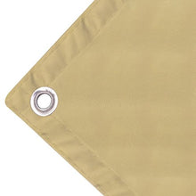 vidaXL Paravento Balcone Impermeabile Tessuto Oxford 75x400 cm Beige Parasole