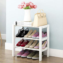 XWZH Cabinet Scarpe da Polvere Scarpa per Scarpe 3 Tier Scarpe da Sdraio da Terra Scaffale per Scarpe da stoccaggio per Scarpe da stoccaggio Scarpa, Bianco