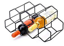 Vino Wine Rack bagagli Holder 7 Bottle Holder Wine Rack Tribuna del risparmiatore dello spazio Protector controsoffitto libero basamento del Wine Rack