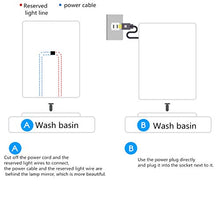 HL LED luce specchio bagno specchio touch sensore impermeabile e anti-appannamento φ70cm, adatto per hotel bar bagno-biancoA-60CM
