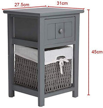 LMYTech 2 Comodini con 2 Cassetti, Comodini in Legno, Comodini, Comodini, Camera da Letto, Bagno, Soggiorno