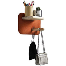 Floatable murali bagagli telaio, Scaffale Nordic Style panno morbido sofà solido separatore di legno Piastra bagagli Rack Hanger, e formati, e, 37X25CM WTZ012