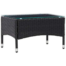Set mobili da Giardino 4 posti, Set Mobili da Giardino con Cuscini in Polyrattan, 1 x Divano a 2 posti + 2 x Poltrone + 1 x Tavolino da caffè + 3 x Cuscini per la Seduta - Arredi Casa