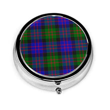 Macdonald Tartan ceacaafdefd Art - Contenitore rotondo per pillole a 3 scomparti, in metallo, per medicina e vitamina