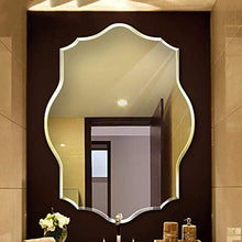 Chenbz Specchio cosmetico Poligonale, Specchio da Bagno WC Specchio cosmetico Specchio da Bagno Specchio a Muro