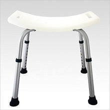 Sgabello sedile per doccia bagno colore: bianco - silver 50 x 30 cm per più sicurezza e comodità in bagno ideale per anziani e disabili