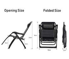 GCZZYMX Zero Gravity Sedie Oversize Zero Gravity Chair per persone pesanti, Extra Wide Patio sdraio sdraio per prendere il sole, supporto 199,6 kg, grigio