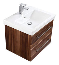 Mobile bagno con lavabo Villeroy & Boch Subway 2.0 60cm noce
