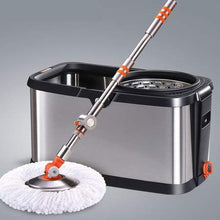 WAMSY Mop Mop Rotante A Doppio Secchio in Acciaio Inossidabile D5 Mop per Mop