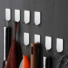 TENDYCOCO Ganci Appendiabiti da Parete Ganci Adesivi in ??Acciaio Inox per Appendere Pesanti 12 Pezzi