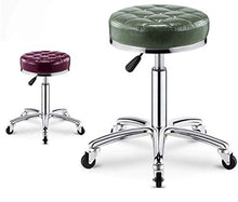 Sgabello Sedia girevole con ruote, cuscino spessore regolabile in altezza sgabello da colazione uso domestico cucina cucina sala da pranzo cafe sgabello sgabello (colore: D, dimensione: 33 * 56 cm)