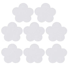 Cabilock 16Pcs Adesivi Vasca Antiscivolo a Forma di Fiore Impronte di Decalcomanie Doccia Trasparente per Doccia Vasca da Bagno Cucina Decration Pavimento del Bagno