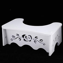 ffu Sgabello Accovacciato Bianco, Sgabello da Bagno Accovacciato 7 Pollici