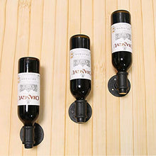 MoDi Wine Rack Retro Style Industriale Tubo di Acqua A Parete Vino Rack