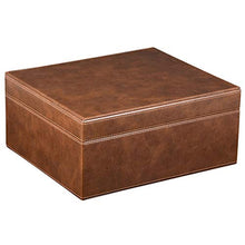 YUMO Humidor per sigari per ca. Sigari 50-70, Marrone, con igrometro e umidificatore Set di umidificatori per sigari Custodia per sigari