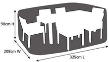 SORARA Copertura Protettiva per Tavola Rotonda, Grigio, Ø 239x90 cm