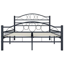 Festnight Giroletto, Struttura per Letto in Acciaio Nero 120x200 cm