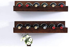 Cremagliera Del Vino Semplice e Creativa Supporto da Parete in Legno Ristorante per Vino Rosso Decorazione Semplice e Creativa Supporto per Bicchiere da Vino Supporto per Tazza Supporto da Parete (Co