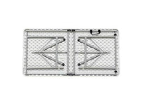 HomeLux 710090 Tavolo Pieghevole in Resina, Multicolore, 122 x 61 x 74 cm