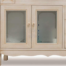 Base con lavabo in ceramica arredo bagno avorio decape' decapato 105 cm