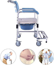 Heavy Duty bariatrica Folding Commode Stand Alone Bed Side Commode e Over The Commode igienici