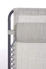 Bizzotto Sedia A Sdraio Firenze Antracite-Telo Grigio Yes EVERYADAY