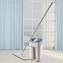 SSAYY Spray Mop Il Mocio E Il Secchio Automatici Magici di Compressione Piana Evitano Il Lavaggio A Mano della Cucina del Panno di Pulizia della Microfibra di Legno