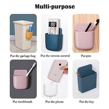 Set di 3 supporti per telecomando per la ricarica del telefono e per il montaggio a parete, organizer universale per letto da pugno per telecomando telefonico (giallo)