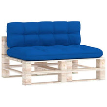 vidaXL Cuscini per Divano Pallet 2 pz Blu Reale